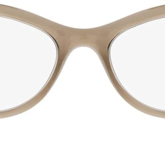 Women's Cat Eye Prescription Eyewear Frames Transparent Brown 50mm - Picture 7 of 7